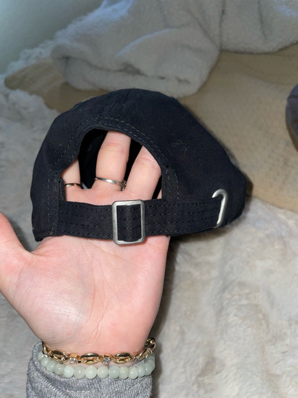 Abercrombie & Fitch Black Baseball Cap with White Logo 🖤 - Picture 3 of 3